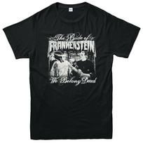 The Bride Of Frankenstein We Belong Dead T-Shirt Horror Character Retro Top S įvairiaspalvis