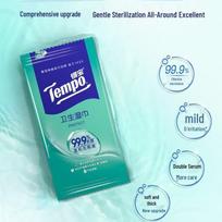 Tempo Individually Wrapped Wet Wipes