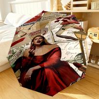 Love And Music A-dele Umbrella 8-Frame for Travel, camping, Casual Lightweight Portable Umbrella, Essential for every family Holidays Gift