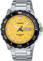 Casio Standard Quartz Watch MTD-125D-9AV Men's Yellow 10 ATM Water Resistant