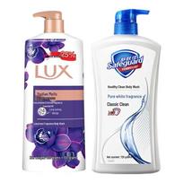 Lux & Safeguard Scented Body Wash Bundle