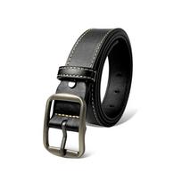Unisex Hong Kong Style Trendy Leather Pin Buckle Belt for Jeans 130cm