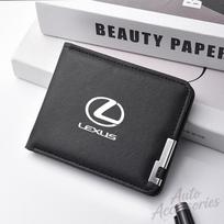 Men's Mini Short Wallet with Multiple Card Slots Credit Card Holder For Lexus ES RX NX LS UX LM LX GX LC RZ IS CT GS RC HS SC TX