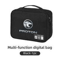 Portable Cable Organizer Waterproof Storage Bag Digital Cable Case For Proton Exora Iriz R3 Wira Saga Satria Magma X50 V6 X70 L3