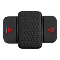 Car Center Console Protector Cover Armrest Box Cushion with Pocket Arm Rest Mat For Mitsubishi ASX I200 Outlander Lancer Sticker juoda