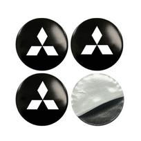 Car Wheel Center Hub Cap Rim Cover Emblem Stickers for Mitsubishi Pajero Sport Eclipse Cross L200 Colt Delica Ralliart Triton 56mm
