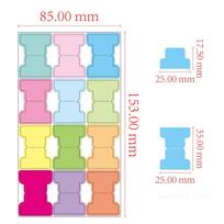 5Sheets Index Label Sticker Writable Book Pages Markers Index Tab Flags File Tabs Office Stationery Personalized Planner