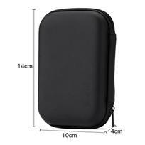 Hdd Case 2.5 Inch HDD/SSD Hard Drive Case HDD Protector Storage Bag Portable External Hard Drive Pouch For USB Cable Charger juoda