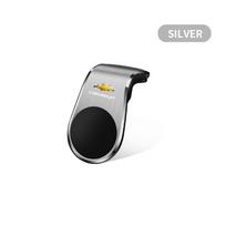 Car Phone Holder Air Vent Magnet Mount GPS Stand rescue For Chevrolet Onix Cruze Silverado Impala Equinox Malibu Tahoe Cobalt sidabras