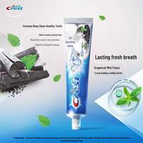 Crest 3D White Micro-Charcoal Toothpaste, 3 x 170g Value Pack