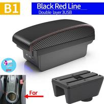 For Seat Ibiza Armrest Box For Seat Ibiza 6j Ibiza 6L Car Armrest Auto Storage Box Retrofit parts Interior Car Accessories Arm