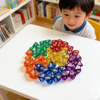 48x Polyhedral Dice Set 10 Sides Compact Accessories Multi Colored Party Favors Entertainment Gaming