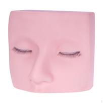 Lash Mannequin Head Face Flat Replaceable Eyelids Stable Cosmetology Doll Makeup Practice for