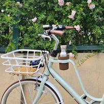 Bike Front Basket Bicycle Cargo Rack Elegant Easy Assembly Lightweight Heavy Duty Cycling