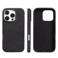 Full Coverage Magnetic Case For For Iphone16 Pro 17 1 14 13 12 for ALCANTARA  Artificial Leather Supercar Suede Phone Cover Fur Leather&iPhone Air