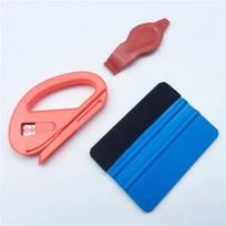 Professional Car Wrap Tool Kit - Felt Squeegee, Trimmer, Soft Corners - All-in-One for Auto Wraps, Tint & Wallpaper Install