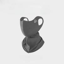 Cooling Hyaluronic Acid Full Face Sunscreen Mask UPF 50+ UV Block for Outdoor Sports Running Cycling tamsiai pilka spalva