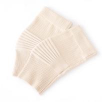 1pair Nylon Knee Braces High Elastic Non-slip Elastic Breathable Knee Sleeves Light and Thin Protect Meniscus Fitness Kneepad M smėlis
