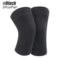 1Pair Leg Brace Knee Compression Sleeves for Men and Women - Support for Weightlifting, Gym, Workout, Volleyball - Meniscus Tear S/M juoda