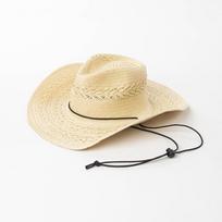 Summer Fashion Casual Wide-brimmed Western Cowboy Straw Hat Man Hand-woven Outdoors Beach Panama Jazz Sunscreen Straw Hat M 57cm