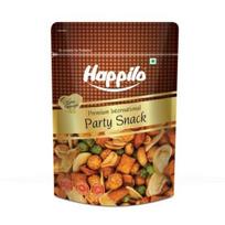 Happilo užkandis vakarėliui 160g, Žemės riešutai, Žalieji žirneliai, Pupos, Traškus ir aromatingas, Užkandis keliaujant