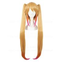 Tohru Cosplay Perukas Kobayashi Drakono Tarnaitė Ilgas Auksinis Rožinis Ombre Karščiui Atsparus Sintetinis Plaukas Anime Perukai + Peruko Kepuraitė One Size