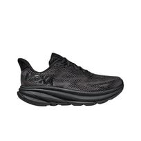 (w) Hoka Clifton 9 Black - Wide 220
