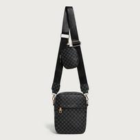 Retro printing with small bag New shoulder messenger bag Versatile niche fashion multi-functional women's bag juoda
