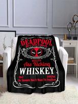 Deadpool Printed Blanket Ren Adult Blanket Soft And Warm Bedding For Bed Sofa Outdoor Travel Cover Blanket#Color_Style K,Size_150X180CM 75X95CM pilka spalva