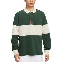 Nike Heritage Polo Shirts Men's Fur/Light Ivory Lapel Moderate Straight Fit HQ1749-323 L