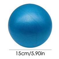 15cm Mini jogos kamuolys Minkštas Pilateso pratimo sporto salės kamuolys PVC Neslystantis Namų treniruotėms Balansas Stabilumas Pripučiamas Šiaudelis Lengvas pripūtimas
