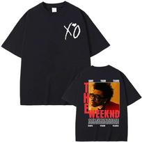 RB Pop Singer The Weeknd After Hours Til Dawn Europe 2026 Graphic TShirt  Unisex Vintage Harajuku Style Short Sleeve Top S
