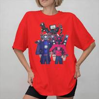 Titan SpeakerUnisex Skibidi Toilet Tee Shirt for Unisex Women Print T Shirts  100 Cotton Clothing S