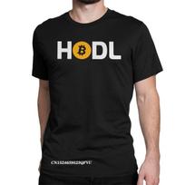 HODL Cryptocurrency Tee Shirt Men Bitcoin Satoshi Nakamoto Casual Premium Cotton Tee Shirt Round Collar Sleeve Tshirt Clothing S įvairiaspalvis