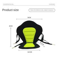 Convenient Back Seat Kayak Paddle Board Back Seat Adjustable Seat Quick-drying EVA Material Comfortable and Durable Zinc raudona