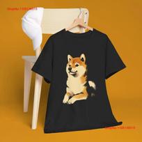 Shiba Inu Doge T Shirt vintage Washed Stylish Unisex Soft Comfortable graphic Top For Everyday Wear Slightly Versatile S įvairiaspalvis