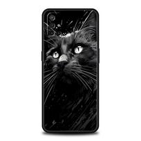 Phone Case For OnePlus 12 11 10 9 Pro 9T 12R 10R 9R 9RT 10T 8T 8 7 6T 7T Nord 2T CE 2 5G N200 N10 N100 Cover Black Cat For OnePlus 7