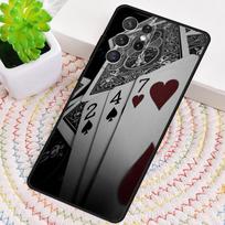 playing card Retro Poker Phone Case For Samsung Galaxy note 10 pro S26 S25 S24 S23 S22 Ultra Plus S21 FE S20 Shockproof Cover Galaxy S21 FE 5G
