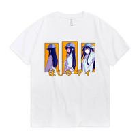 Oshi No Ko T Shirts Women Harajuku Ullzang Tshirt Japanese Anime T Shirt Ai Ruby Akane Aquamarine Hoshino T-shirt Short Sleeve S įvairiaspalvis