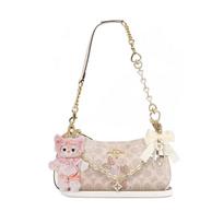 COACH shoulder bag [Customized bag] Teri 24 classic presbyopic Logo zipper closure, pendant, scarf, bow, printing, extension Jingwuchen basic model balta