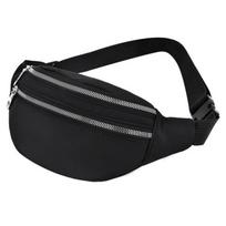 Fashi Waist Bag Women Men Fanny Pack 2 Zippers Belt Shoulder Bags Waterproof Mobile Phe Beach Travel Outdoor Sport Pouch