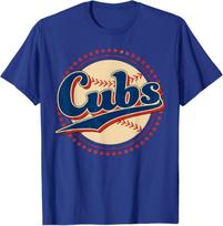 Vintage Cubs Gifts for Men Women T-Shirt S įvairiaspalvis