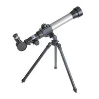Kids' Refracting Telescope with Tripod & Phone Adapter, 20X-40X Magnification, Portable Astronomical Telescope for Beginners – Compatible with