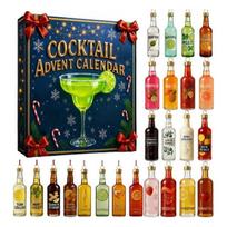 Advent 2025 Cocktail 24 Days 2D Acrylic Christmas Decoration Ornaments Countdown Calendar