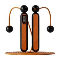 Portable Jump Rope with Calorie Counter Adjustable Skipping Ropes  Unisex oranžinė