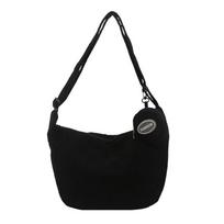 Simple and Spacious 2026 New Mother-and-s Bag, Korean Versi, Single Shoulder Bag, Crossbody, Plush Fabric, Two-piece Set juoda