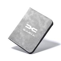 Fashion Car Driver License Cover Credit Card Wallets Holder For Dacia Logan Sandero Duster Lodgy Spring Jogger Auto Accessories pilka