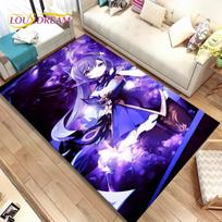 Genshin Impact Animacinis Žaidimo Plotas Kilimas, Kilimas Namų Svetainei Miegamajam Sofai Durų Kilimėlis Virtuvės Dekorui, Vaikų Neslystantis Grindų Kilimėlis 40x60cm(15x23in)