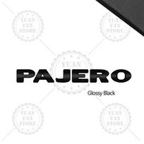 1PCS Metal Letter For Pajero Mitsubishi 3D Emblem Car Rear Trunk Decals Front Hood Lettering Badge Auto Accessories Styling 1pcs
