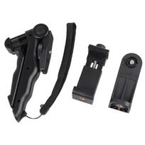 Phone Holder Portable Tripod Foldable Desktop Mobile Phone Stand Rotatable Selfie Holding Live Video Camera Stabilizer Bracke juoda